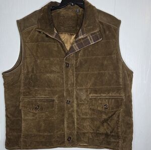 Roundtree & Yorke Premium Leather Vest-XXL